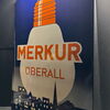 Merkur XXL Glühlampen Emailschild 120 x 80 cm - D um 1950