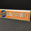 Kantorowicz - Gold Orange (Likör). Vorkriegs-Blechschild mit Semi-Glas-Überzug. A76