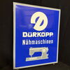 Dürkopp Nähmaschinen Emailschild - 55 x 45 cm - D um 1950