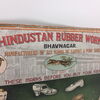 Hindustan Rubber Works - Schuhe Blechschild für den asiatischen Markt  BHAVNAGAR  INDIEN um 1930