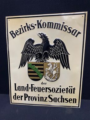 Land - Feuersozietät der Provinz Sachsen - Bezirks-Kommissar (Um 1920)