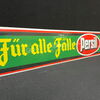 Persil Streifen 2er Set im ungeputzten Fundzustand (Emailleschilder um 1925)