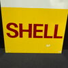 Shell Tankstellen-Benzinpreis-Zahlenschild mit den Zahlen 4 und 5 (Vorder- bzw Rückseite)