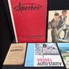 Automobil Prospekt 5er Set - Drei Originale und zwei Reproduktionen