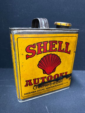 Shell Autooel / Getriebeoel (Kanisterdose um 1930)