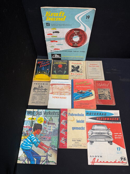 Auto- und Autotechnikheftchen 12er Set