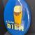 Bier - Kũhles Bier (ovales Blechschild um 1950)
