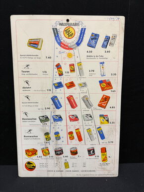 Tiptop Waxparabel zur Skisaison 1969/1970