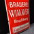 Brauerei Wimmer in Bruckberg - Flaschenbiere (Emailleschild um 1950)