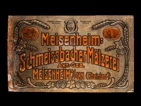 Schmeissbacher Mälzerei Meisenheim (Rheinland) um 1908