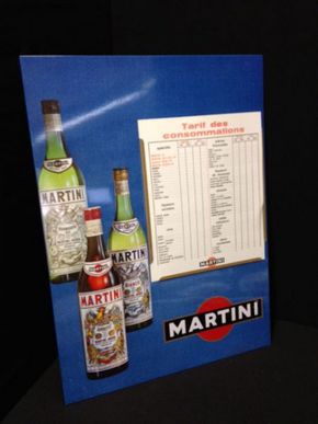 Martini Blechtafel von 1948