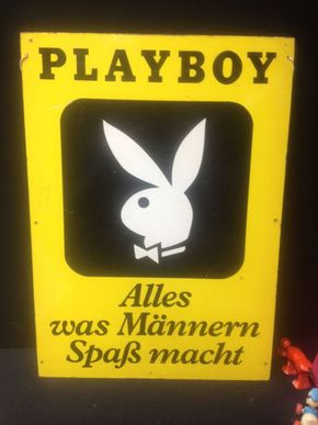 Playboy Werbeschild (60er Jahre)