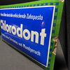 Chlorodont Zahnpasta Emailschild 60 x 32 cm - D um 1925