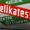  Vitello Delikatess Margarine Emailschild  Tetschen 51 x 36 cm - D/CZ um 1930