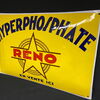 Reno - Hyperphosphate (Gewölbtes Emailleschild um 1950)