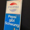 Pepsi gibt Schwung - XXL Thermometer aus Blech - 112 x 20 cm - D um 1960