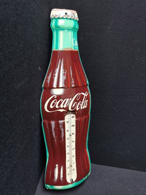 Coca Cola Blechthermometer (50er Jahre) in fantastischer Erhaltung