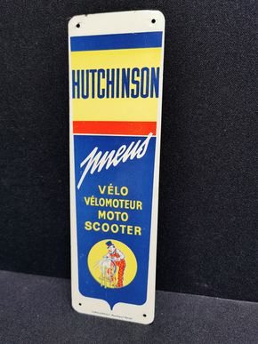 Hutchinson Blechtürschild (Frankreich um 1955)