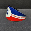 Standard Oil Company - Original Ölflasche mit Ausgießer, Deckelchen und ultra seltener Zahlenblechbanderole - Hier die Ziffer 10