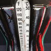 Coca Cola Blechschild in Flaschenform - Inklusive Thermometer - XXL (Um 1960)