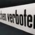 Rauchen verboten - Emailliertes Warnschild aus der Zeit um 1950