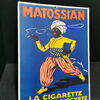 Matossian Cigaretten - Werbeschild - Pappaufsteller (Um 1925)