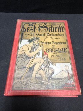 Festschrift zur 29. Hauptversammlung des Vereins Deutscher Ingenieure zu Breslau 1888. Buch mit Geldschnitt.