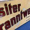 Ostdeutsche Hefewerke Tilsit - Tilsiter Branntweinhefte (Blechschild um 1950) BCM