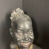 Werbefigur Afrikanerin mit Dutt 43 x 25 cm
