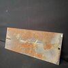 Emailschild Pfeil rot - Tankstelle ?  25 x 10 cm um 1925