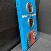Kleber V10 Gürtelreifen - Lackiertes Blechschild mit Thermometer und Barometer (Um 1965/1970)