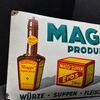 Maggis Produkte Emailschild - Träger Sammlung 49 x 30 cm - D / AT um 1925