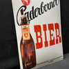 Paderborner Bier - Gewölbtes Emailleschild aus der Zeit um 1930