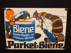 Parket Biene Original-Plakat 58 x 84 cm D um 1930