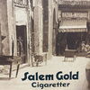 Salem Gold Cigaretter (20er Jahre Werbepappe im Originalrahmen)
