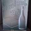 Jules Bertier & Cie - Creme de Breze -  Blechschild Sekt Champagner 40 x 33 Frankreich um 1925 