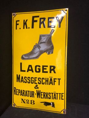 Lingel Schuhe - Lager Massegeschäft & Werkstätte F.K Frey (Um 1900)