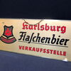 Karlsberg Flaschenbier - Brauerei Bremerhaven - Aluminiumschild (Um 1960). A25