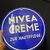 Nivea Creme - zur Hautpflege - Emailschild rund -  30 cm - D um 1950