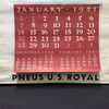 Pneus U.S Royal - United States Company / Kalender des Jahres 1951