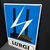 Lurgi Industriebetrieb - Schräg abgekantetes Emailleschild (1955/1965)