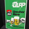 Olpp - Uracher Biere (Abgekantetes Emailleschild aus dem Archiv von Boos & Hahn)