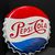 Pepsi Cola Emailledeckel (50er Jahre)