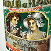 Sankt Vitus „Halb und Halb“ Edellikör (Emailleschild um 1920)