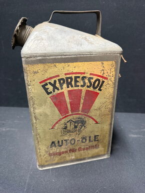 Expressol Auto Öle - Kanisterdose um 1930