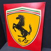 Ferrari Emailleschild (gewölbt um 1980)