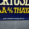 Hubertus Bräu (Laa Thaya - geprägtes Blechschild um 1920)