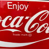 Coca Cola - Enjoy (Flaches Emailleschild um 1990)