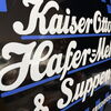 Kaiser Otto Hafer-Mehl & Suppen (Emailleschild um 1915)