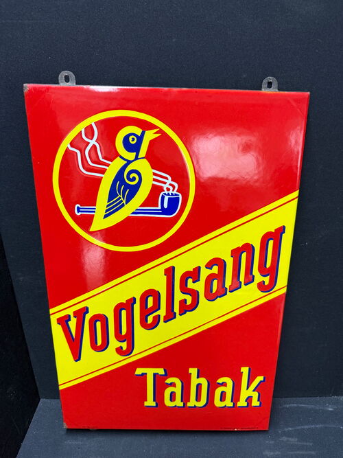 Vogelsang Tabak Bremen (Emailleschild  um 1930)